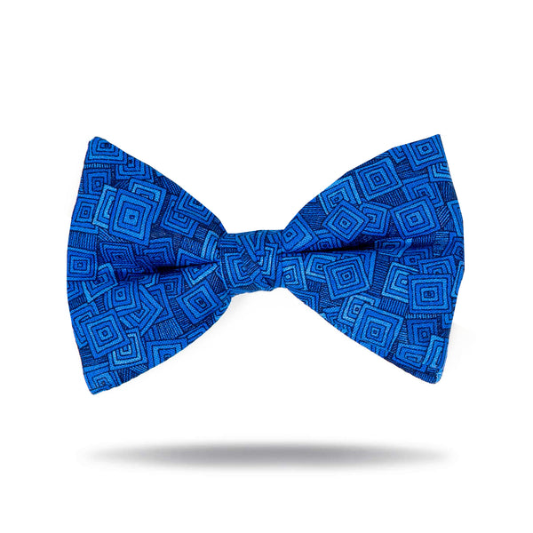 "Blue Hopscotch" Tie