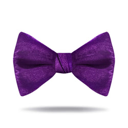 Purple Velvet Bow Tie