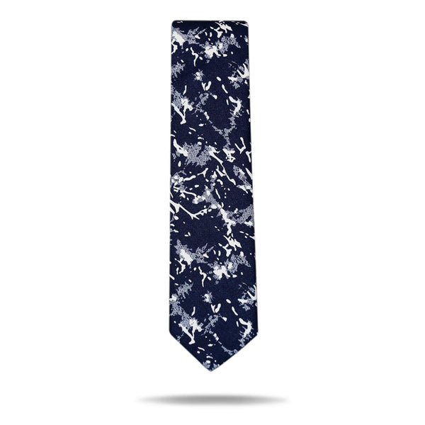 "Blue Splatter" Bow Tie