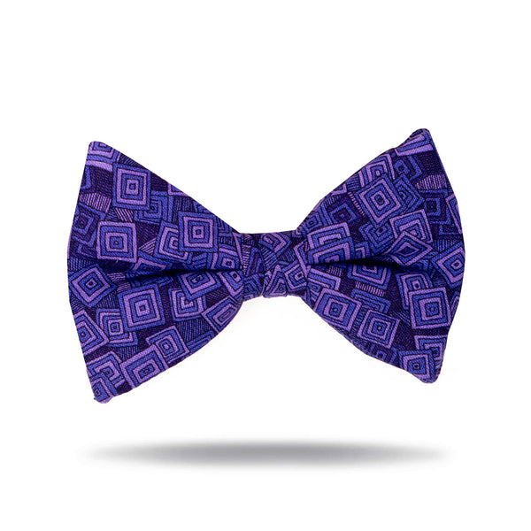 "Purple Hopscotch" Tie